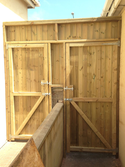 secure full height side gates