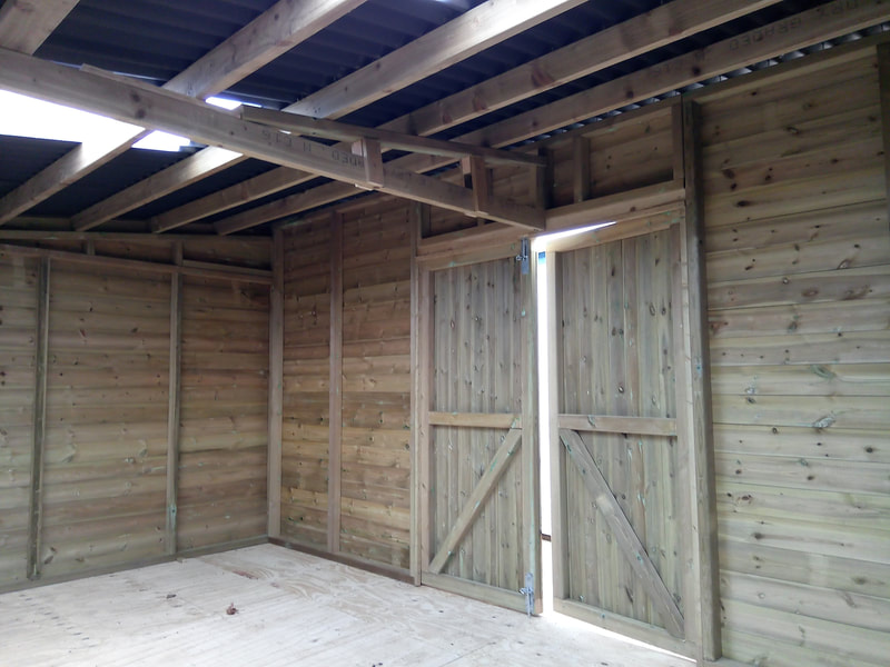 roof truss and construction of timber shed
